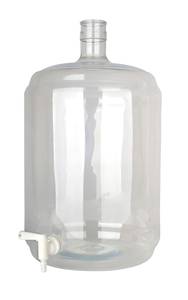 Carboy PET 23 liter med kran 5/16-7/16