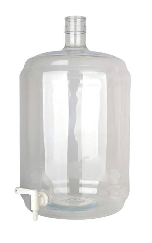 Carboy PET 23 liter med kran 5/16-7/16