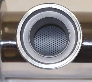 Filterelement rostfritt stål 90 grader DN25 0,1mm