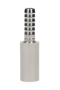 Diffusion stone 2μm with hose barb stainless steel