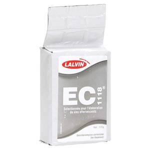 Vīna raugs Lalvin EC 1118 125g universāls. Derīgs līdz 02.2028