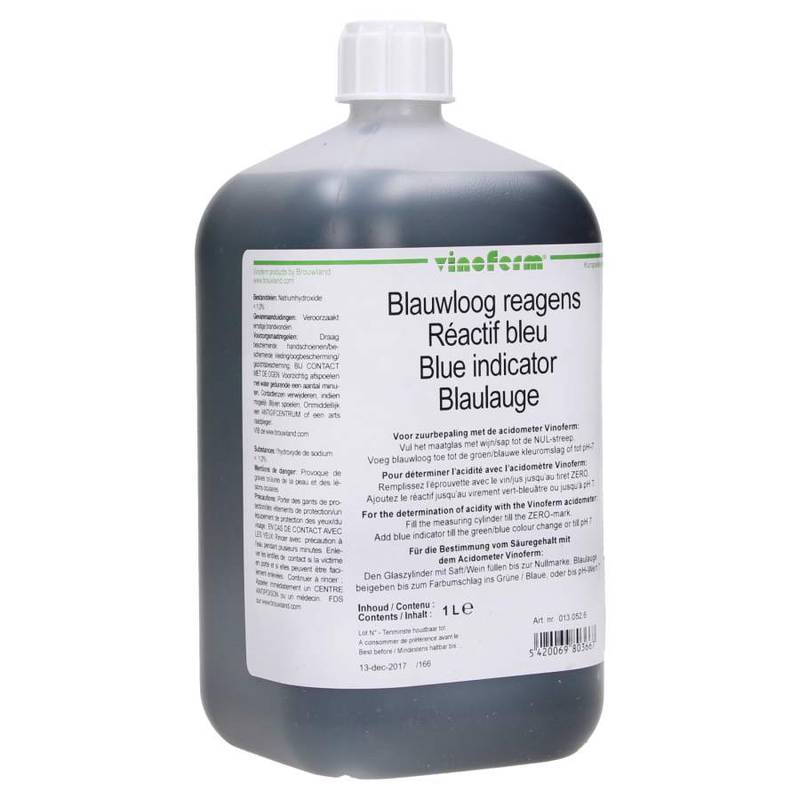 Flüssigkeit PH Blau-Indikatorflüssigkeit Vinoferm 1L