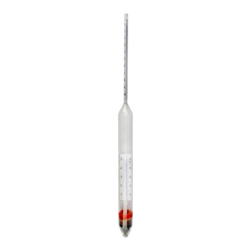 Ölhydrometer BREWFERM 10-20 Plato + termometer