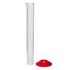 Matavimo cilindras ir matavimo taurelė 210ml su matavimo juostele plastikas