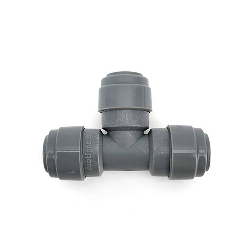 T-veida savienojums 8x8x8mm DuoTight ātrais savienojums
