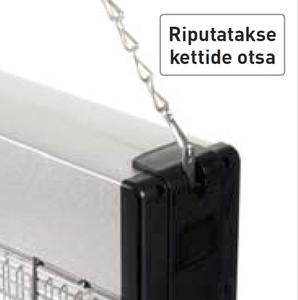 Korkea jännite hyönteistorjuja HENDI Kattavuus: 50m² 230V/26W 379x103x(K)265mm