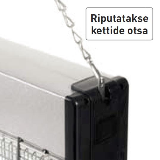 Korkea jännite hyönteistorjuja HENDI Kattavuus: 50m² 230V/26W 379x103x(K)265mm