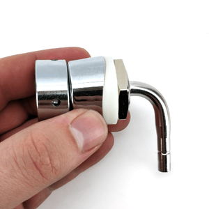 Kort skaft 6,5mm (1/4") NukaTap duotight-kompatibel rostfritt stål