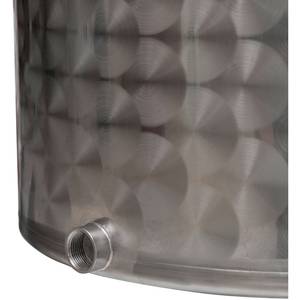 Kessel 25L mit Zapfhahn Edelstahl