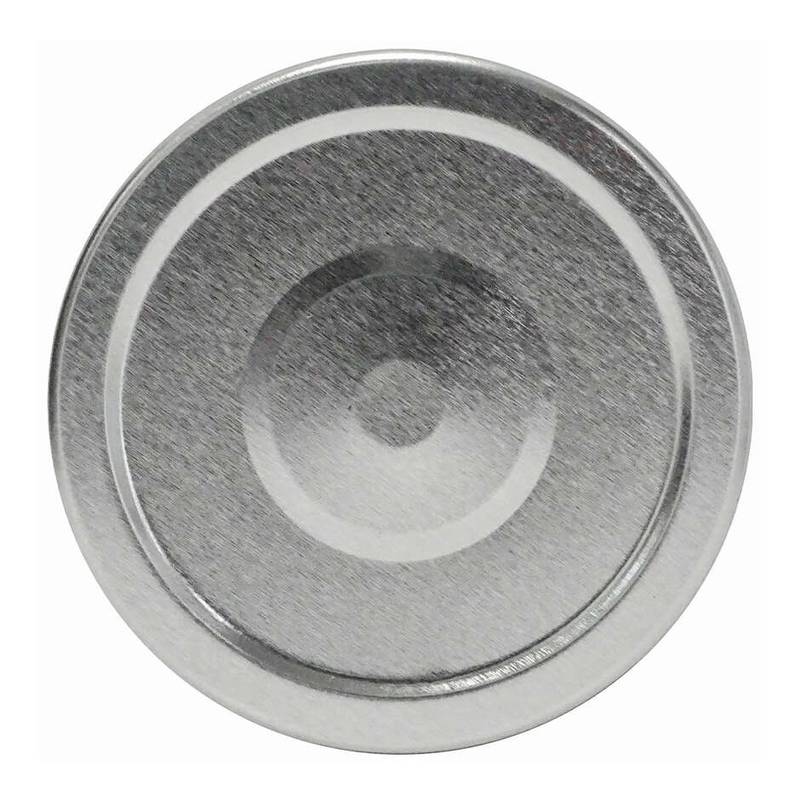 Glass jar 106ml – silver high flip cap (24pcs)