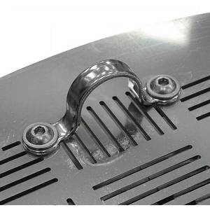 Filter Ø629mm h70mm slitsad för 300L tank rostfritt stål