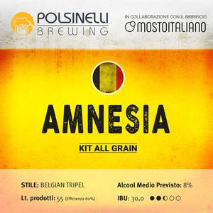 Komplekts 55L pilngraudu Amnesia Belgian Tripel