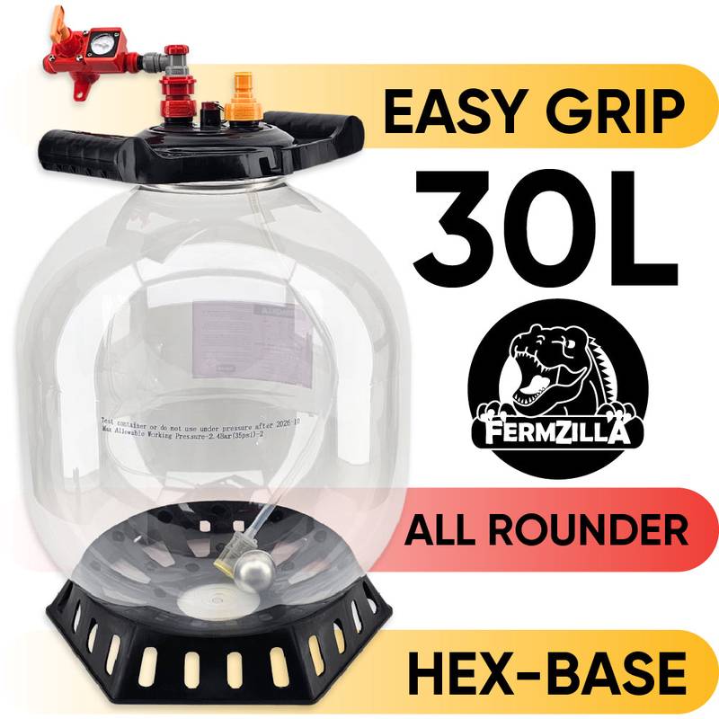 Kääritusmahuti 30L FermZilla All Rounder Easy-Grip rõhukomplekt