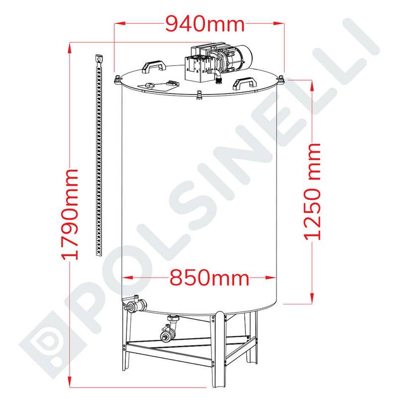 Mahuti 700L segamiseks inverteriga