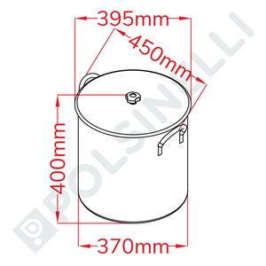 Kessel 35L Edelstahl