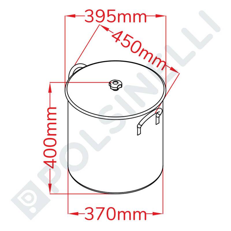 Kessel 35L Edelstahl