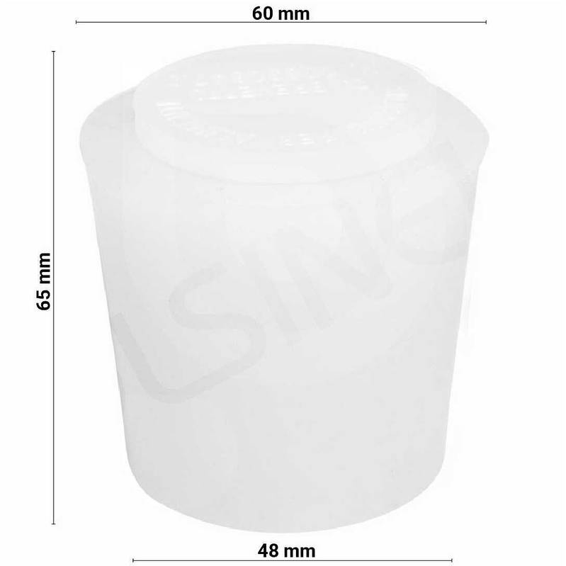 Silicone cap with air vent for wooden barrels
