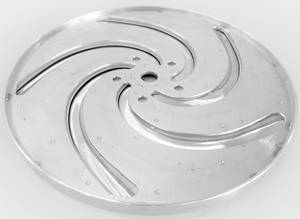 Cutter SZ-40 body with 3mm stainless steel grater disc. stainless steel