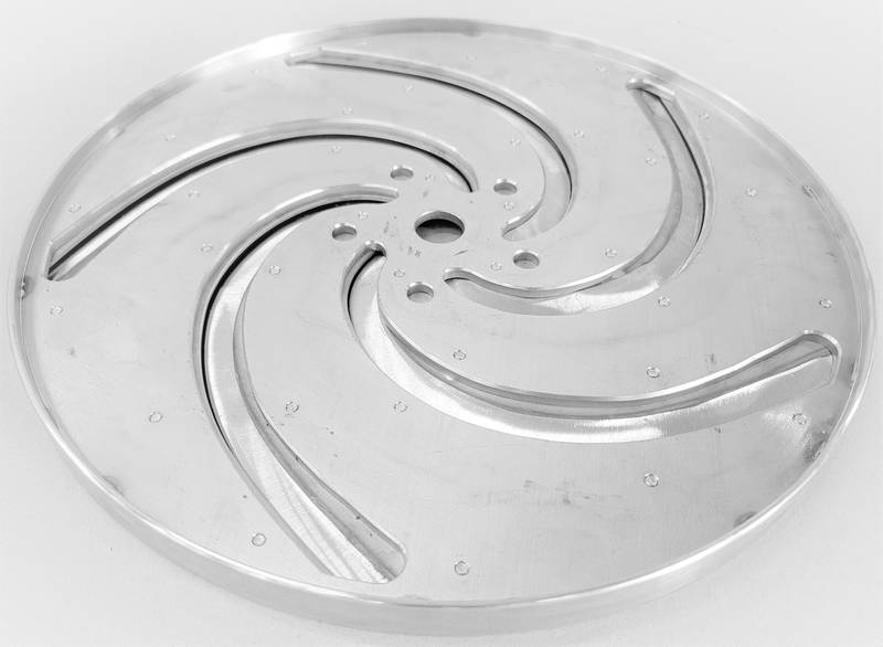 Cutter SZ-40 body with 3mm stainless steel grater disc. stainless steel