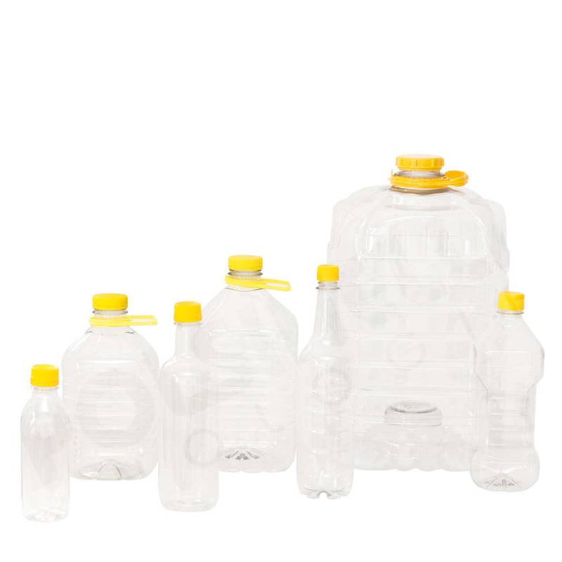 PET kanistras 5L – sraigtinis kaklelis Bericap 48V40 (x49)