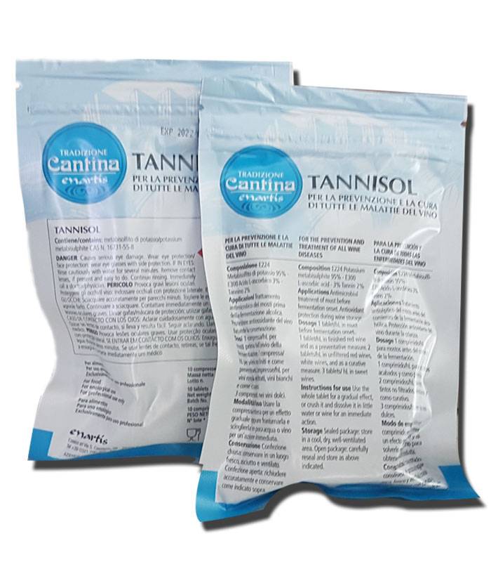 Sulfiitti Tannisol 100g 10 tablettia
