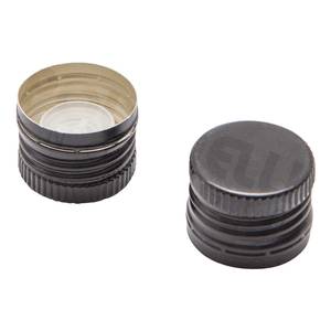 Metallikansi 31,5x24mm musta adapterilla 100kpl