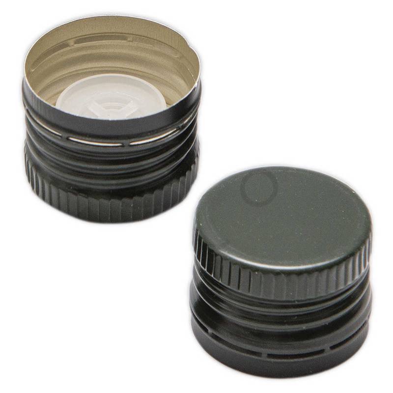 Metallkork 31,5x24mm tumeroheline adapteriga 100tk