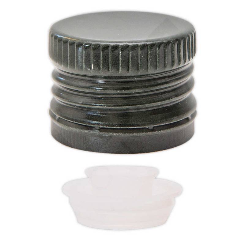 Metallkork 31,5x24mm tumeroheline adapteriga 100tk