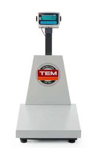 LCD platform scale with a column and legalisation EKO+ line 300kg TEM 500x700x(H)940mm