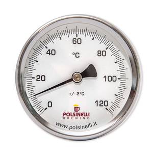 Termomeeter 0-120°C mahutile 65mm AISI 304
