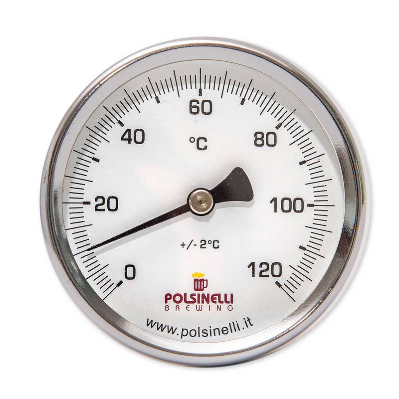 Termomeeter 0-120°C mahutile 65mm AISI 304
