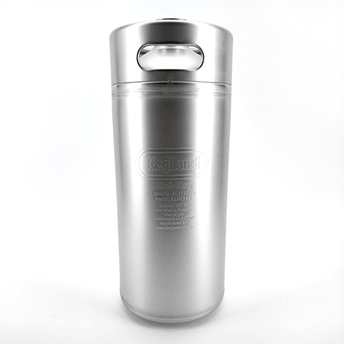 Ölkagge (Mini Keg) 4L rostfritt stål