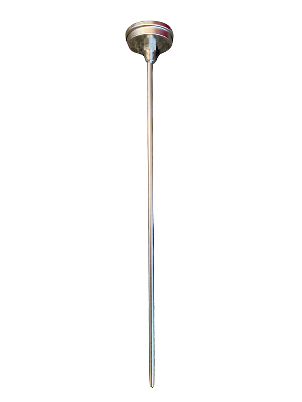 Analogue thermometer for tanks (with clip) 0-100°C