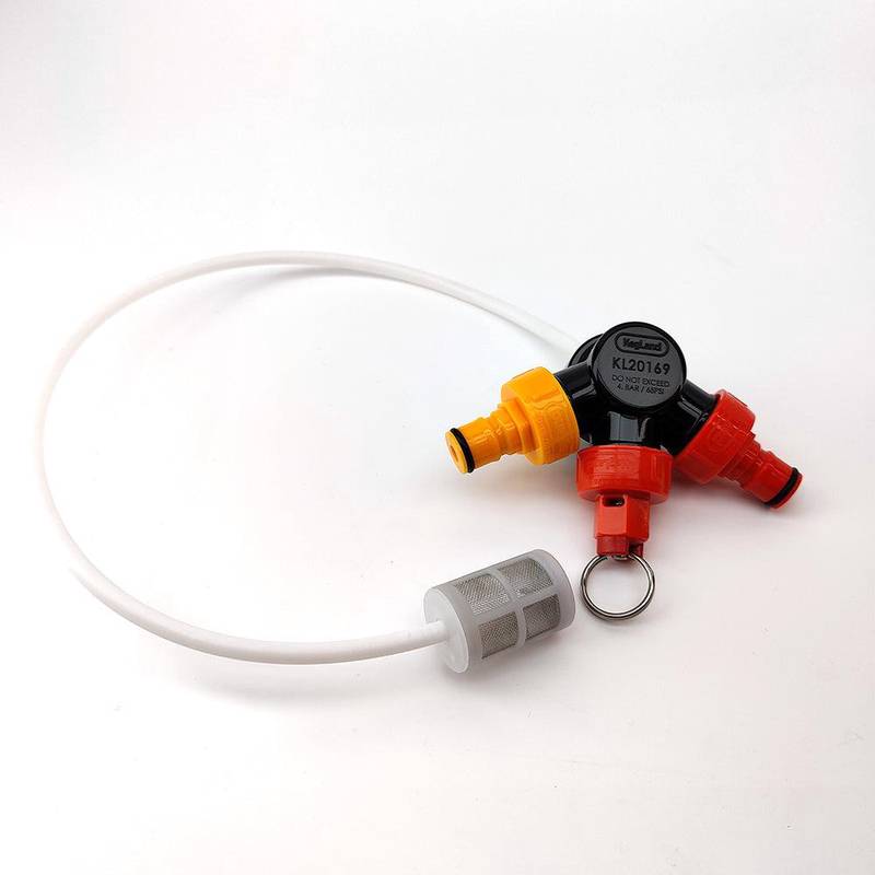 Snabbkopplingssats Oxbar för tryckkärl med övertrycksventil
