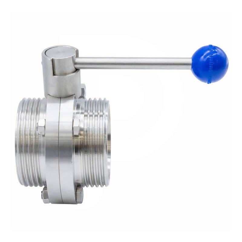 Butterfly valve DIN 50 F/F stainless steel
