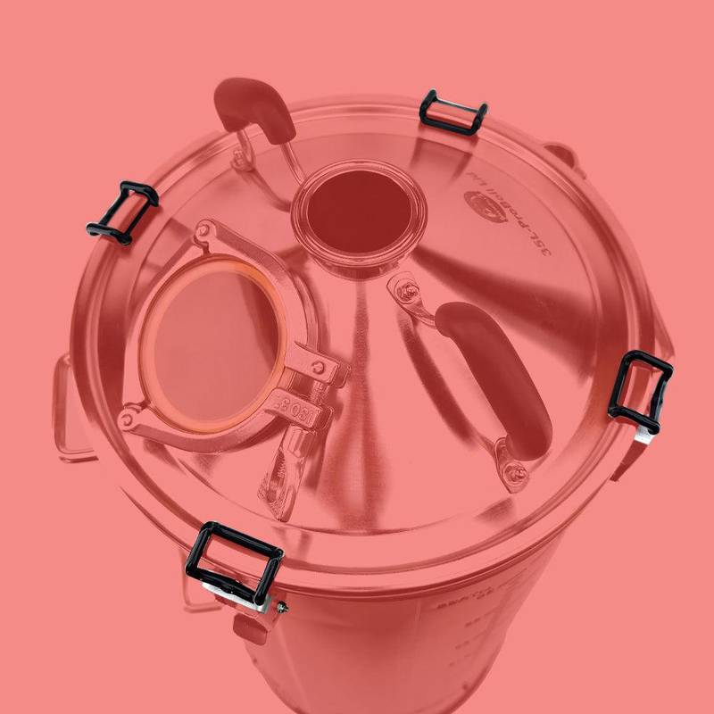 Kansikiinnikkeet säädettävät lyhyet (4kpl) BrewZilla + DigiBoil ruostumaton teräs