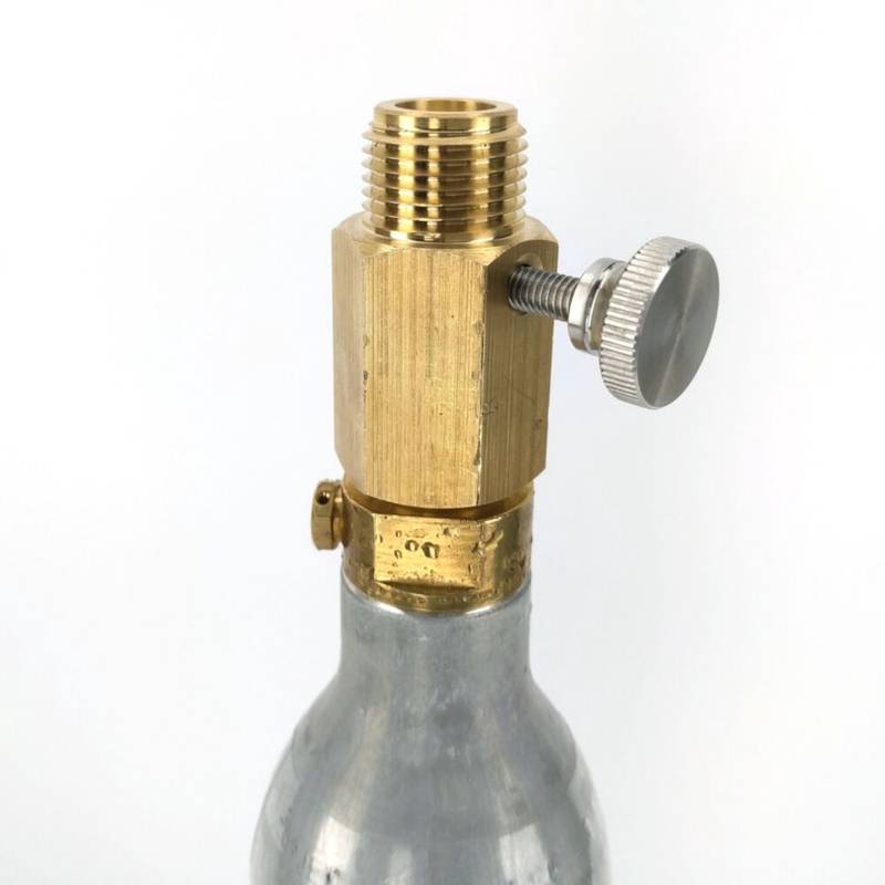 Adapter W21.8 male x TR21-4 female thread with adjustable pin deluxe