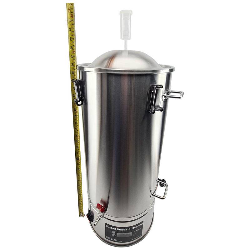 Fermenter 35L with built-in heating element stainless steel