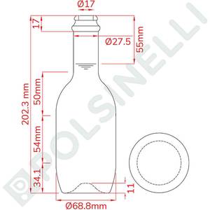 Bottle for beer Malt 330 ml (19 pcs)