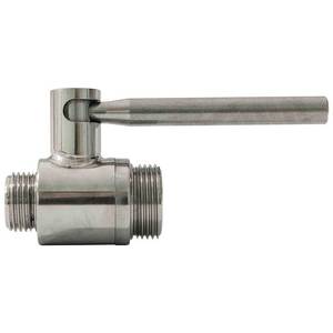 Kuulkraan 1/2"x3/4" VK/VK roostevaba teras