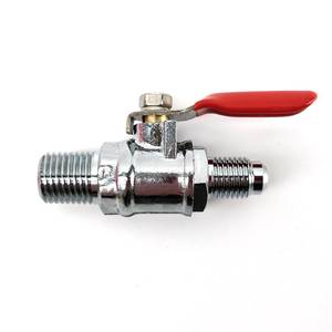 Kuulkraan 1/4" NPT x MFL keermega tagasilöögiklapiga