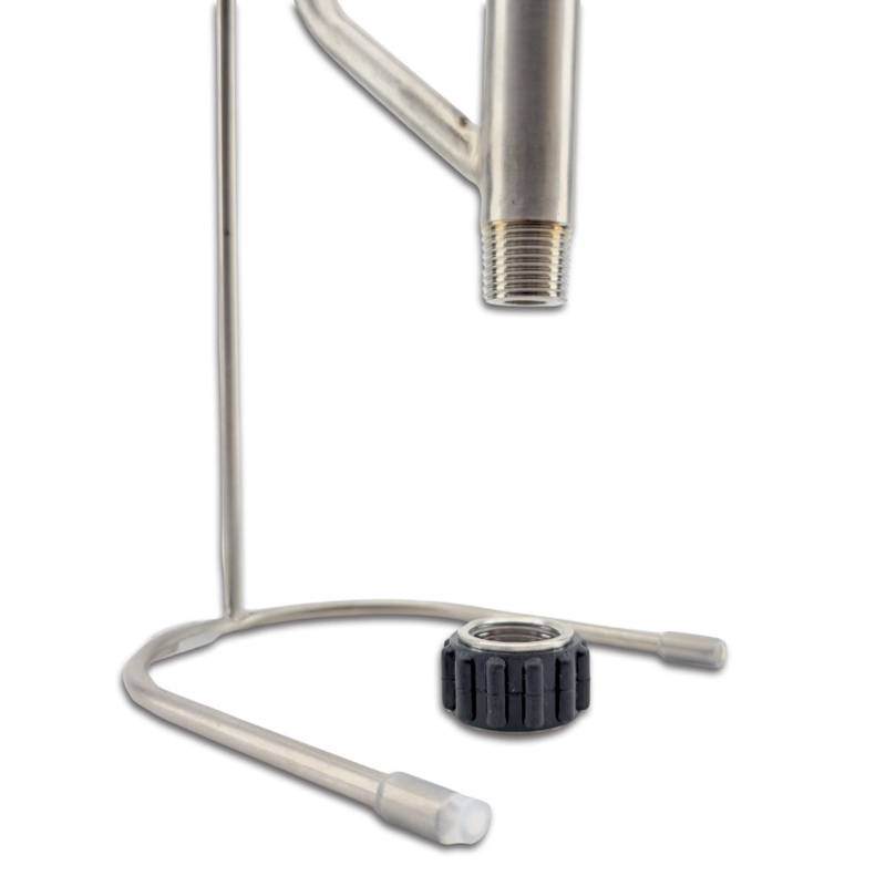 Papagei verstellbar für Destillation 1.5" TC PolyPhoenix Edelstahl
