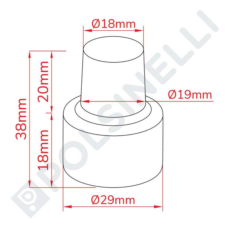 T-Kork 19mm seenekujuline (500tk)
