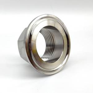 Connection 1.5" TC x 1" female thread BSP stainless steel