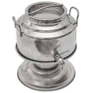 Drum 5L with grafted bottom stainless steel