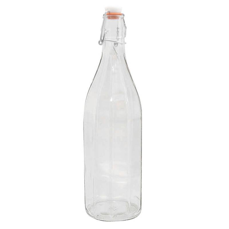 Gerippte Flasche 1L – 20 Stück Packung