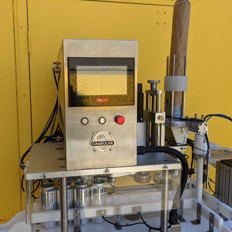 Monoblock vollautomatische Dosenlinie Cannular einspurig