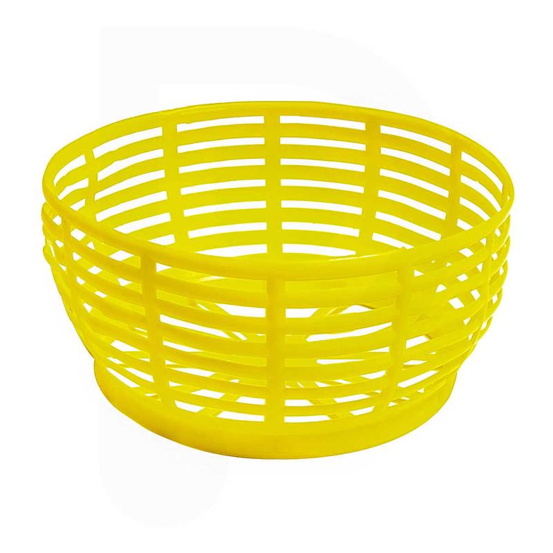 Basket 5L for Demijohn Yellow Plastic