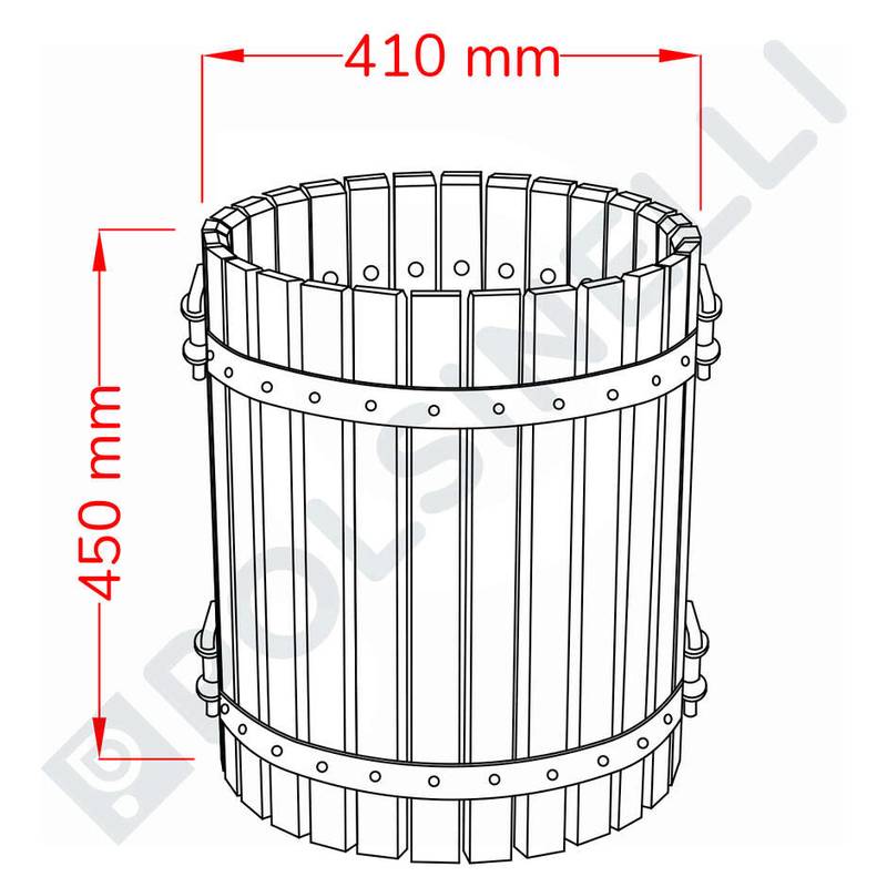 Korv 43L ø35 puidust