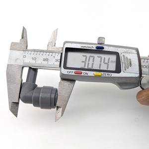 Līkums 8mm DuoTight iekšējā vītne x ārējā vītne